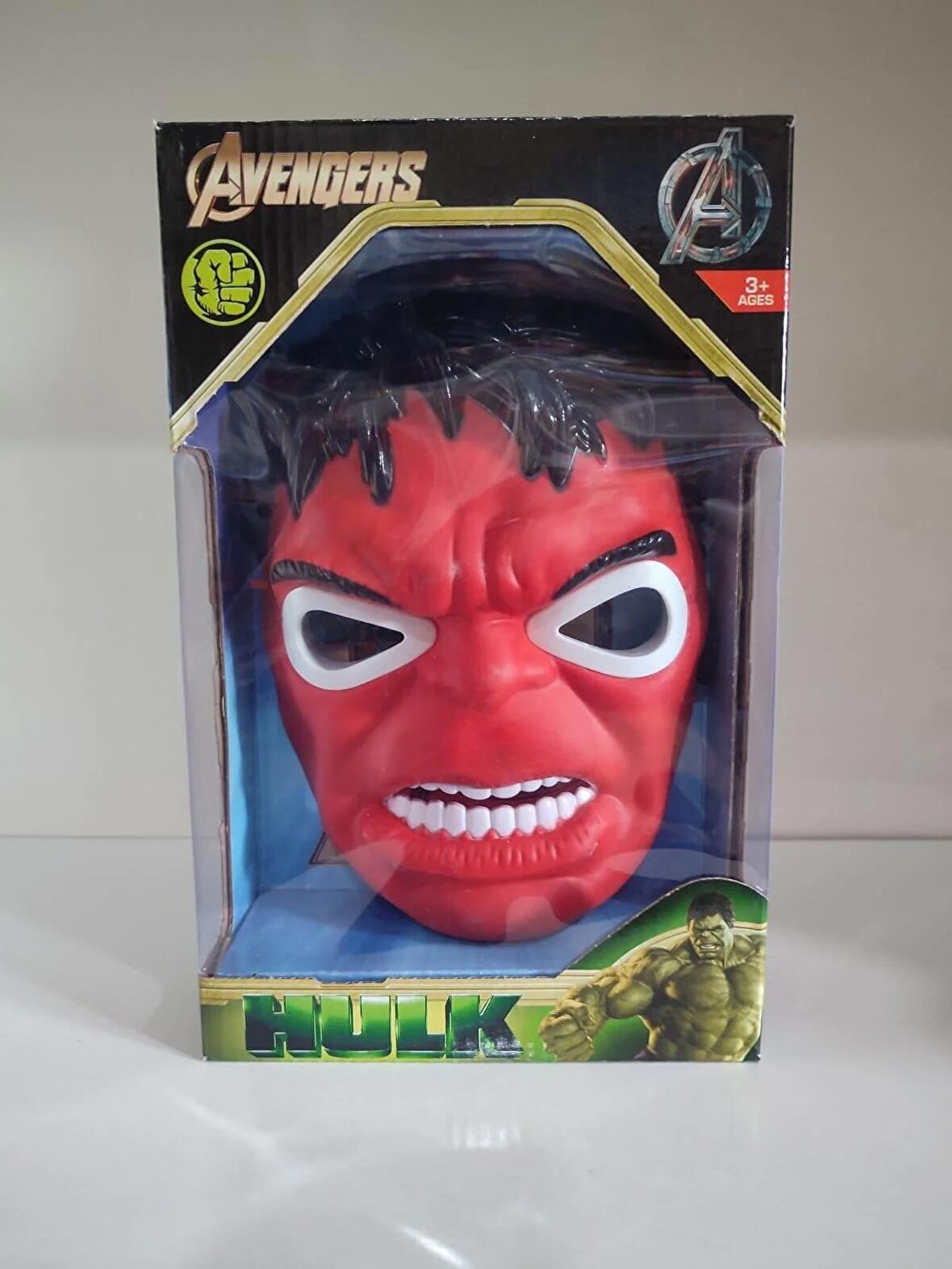 Hulk kırmızı maske ışıklı