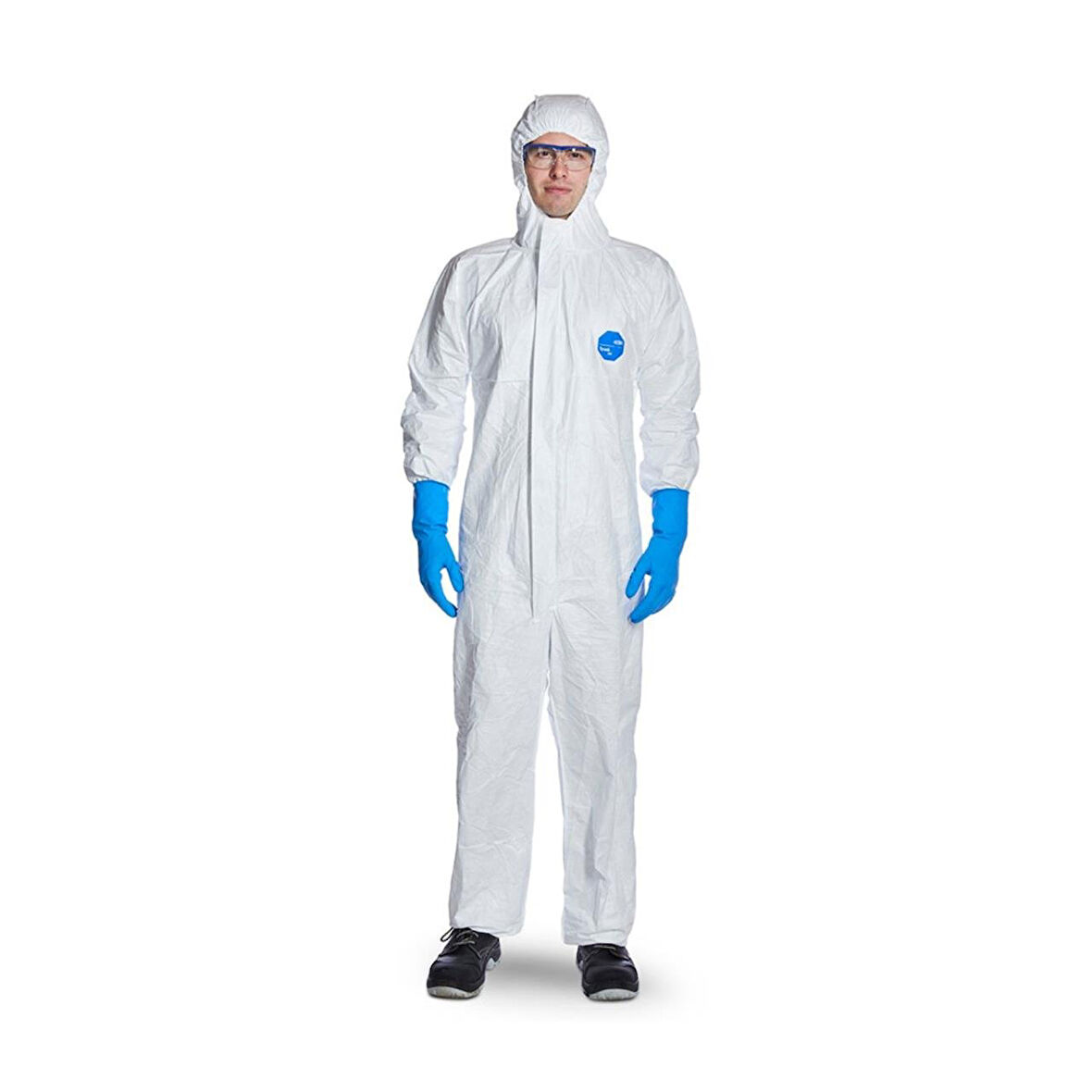 Tyvek® 500 Xpert Başlıklı Kimyasal Koruyucu Tek KullanımlıkTulum XL