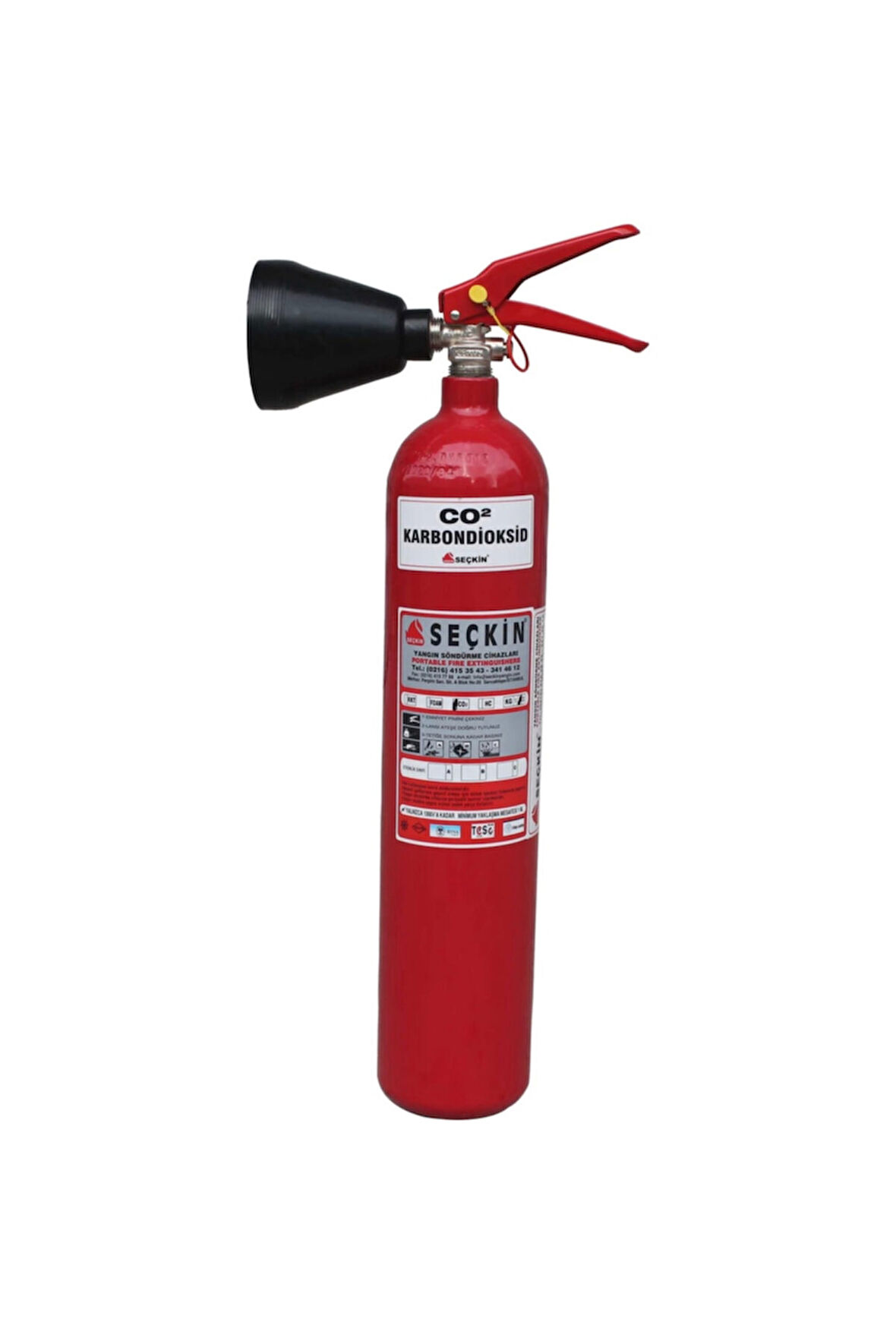 2 Kg Co2 (karbondioksit) Yangın Söndürme Tüpü