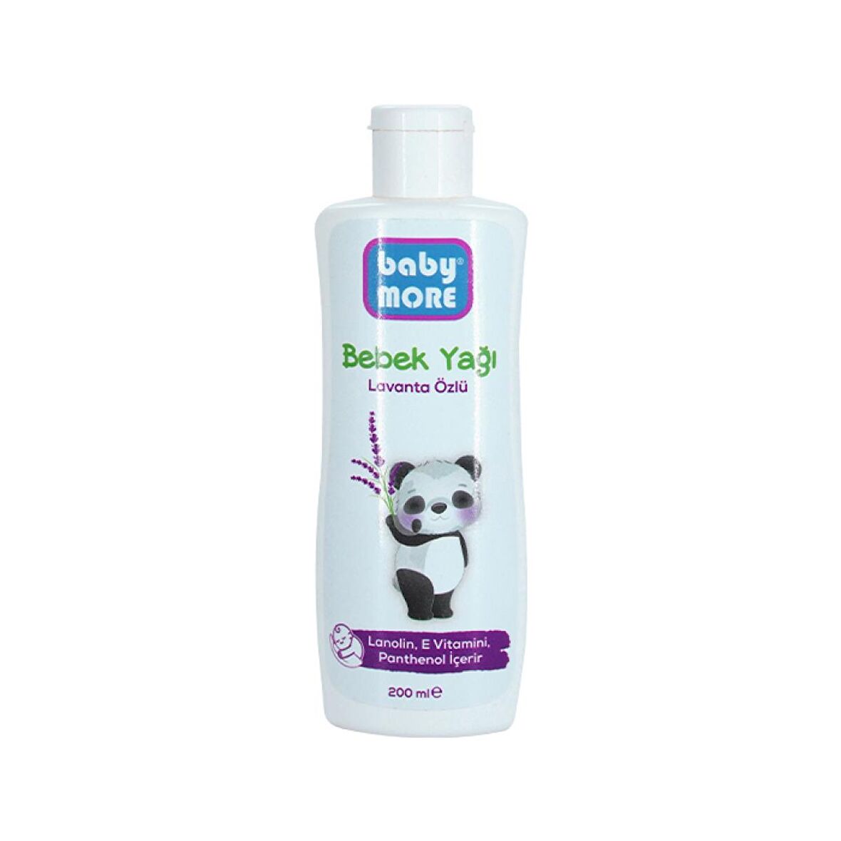 BABY MORE LAVANTA ÖZLÜ VİTAMİNLİ BEBEK BAKIM YAĞI 200 ML