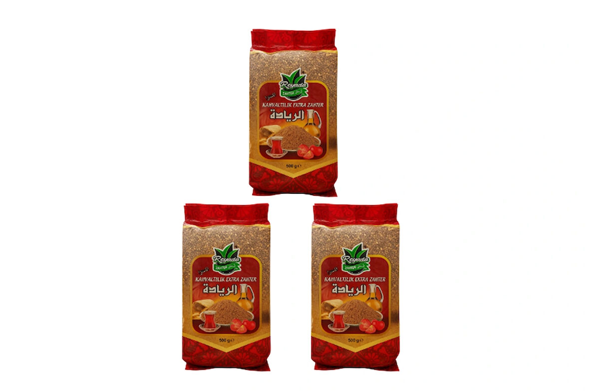 Reyada Kahvaltılık Ekstra Zahter – 500 g x3