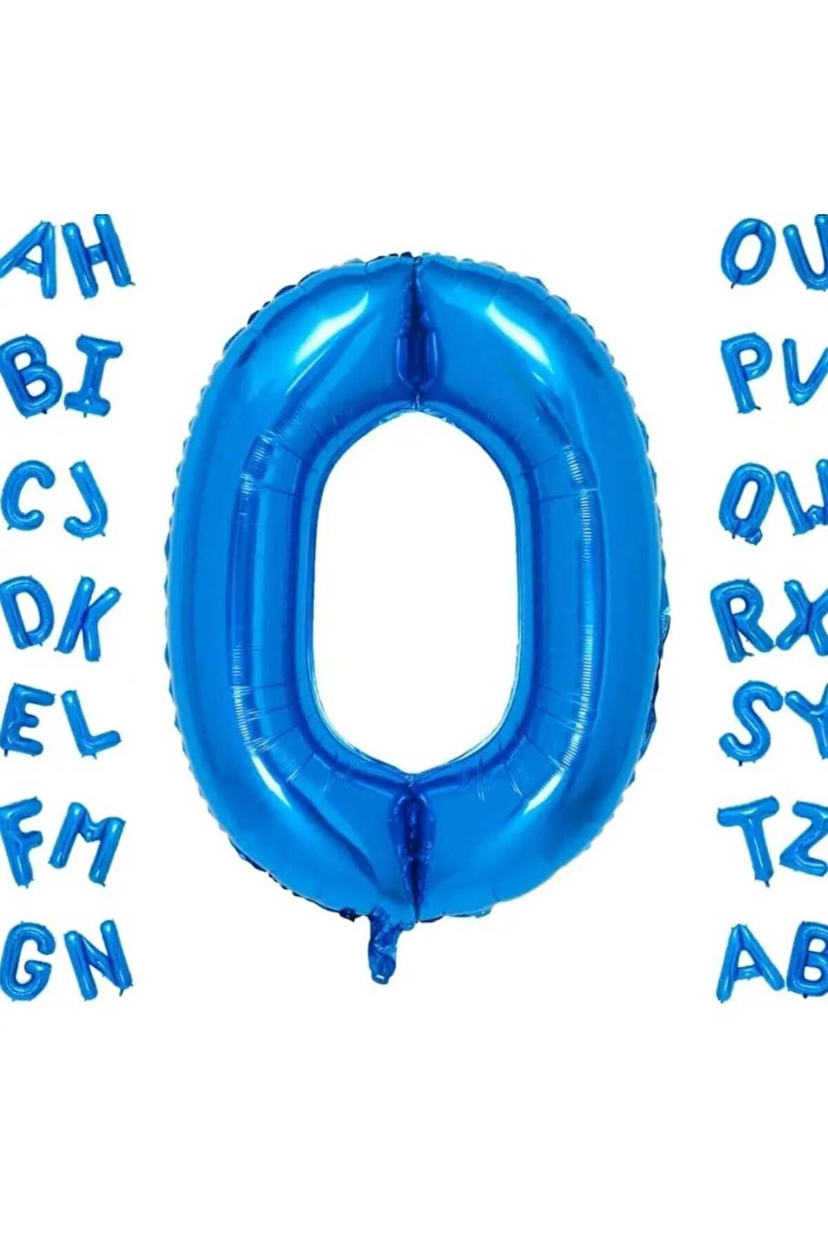 Mavi Harf Folyo Balon 16 Inç 36 Cm