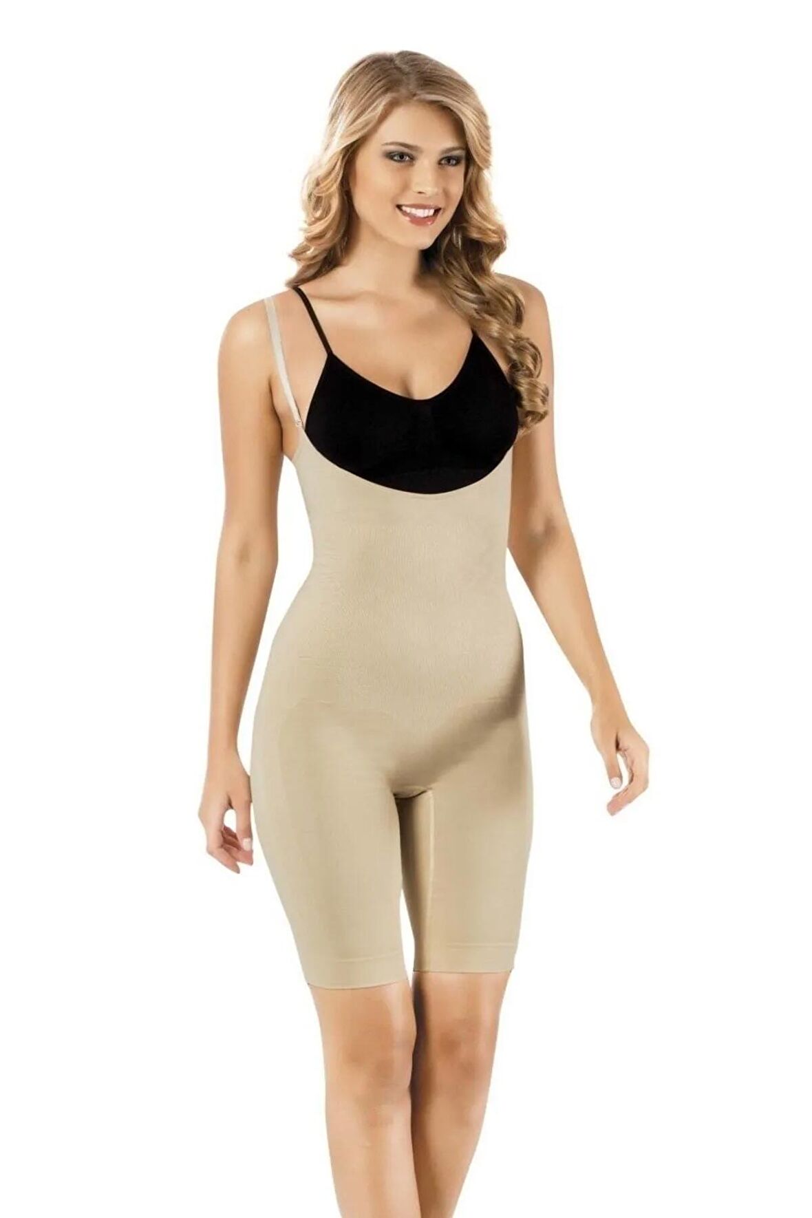 Kadın 4 LÜ etki Ten Tüm Vucut İnceltici Göğüs Altı Agraflı Korse