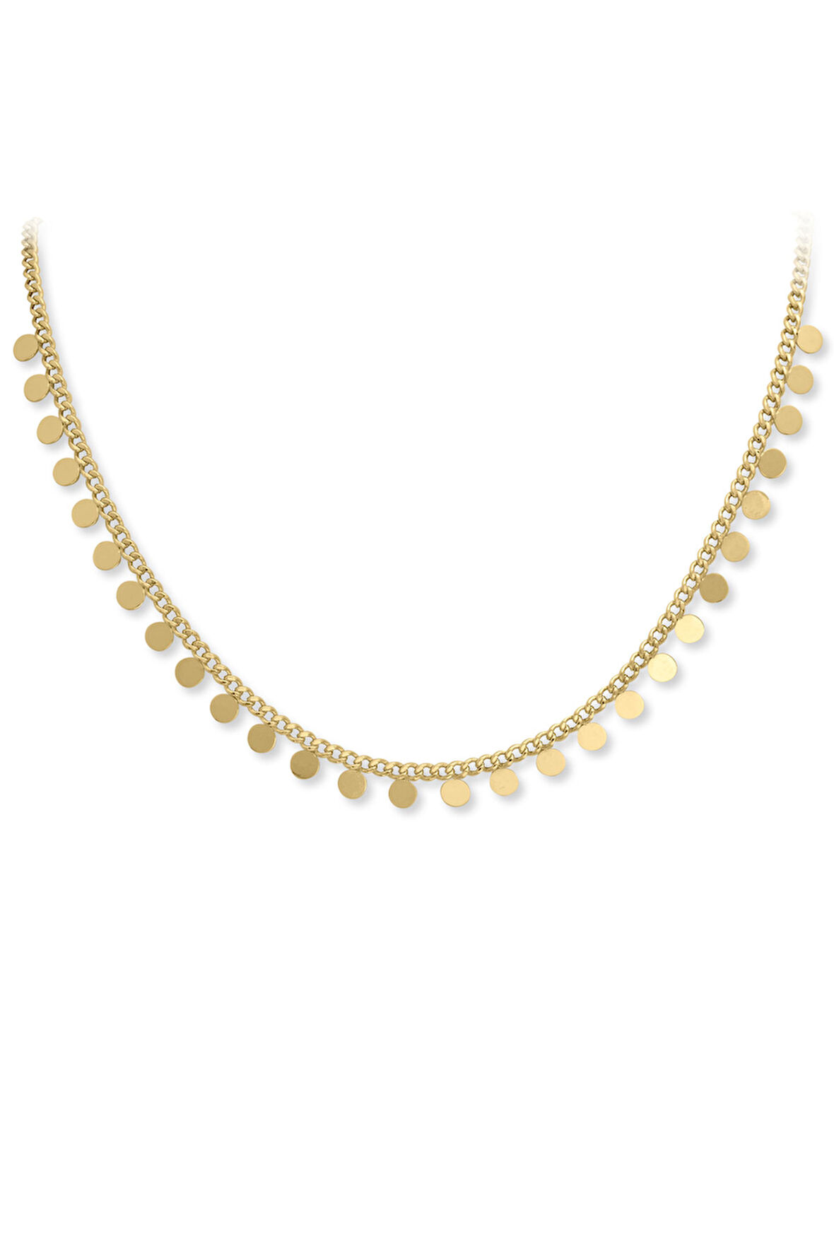 Pullu Model Altın Gurmet Kolye