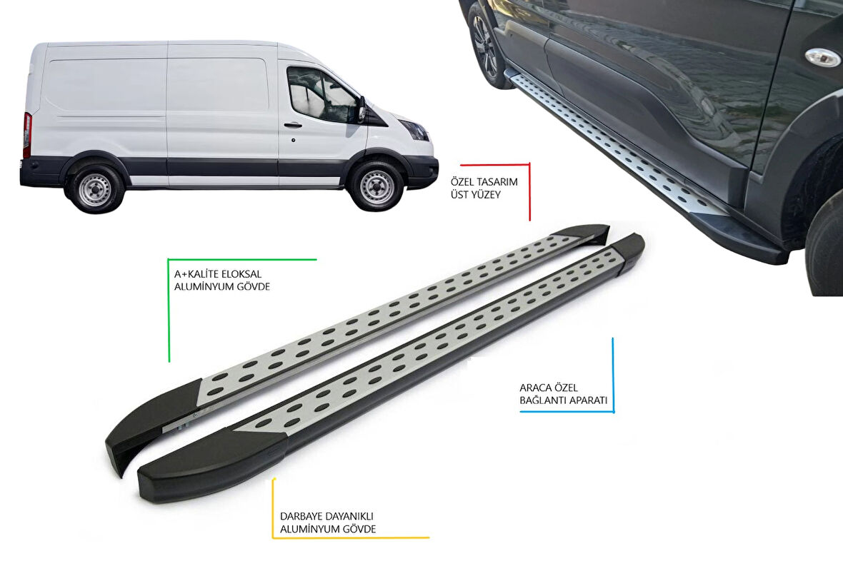 TRANSİT UZUN ŞASE NOKTALI YAN BASAMAK 2014-2025
