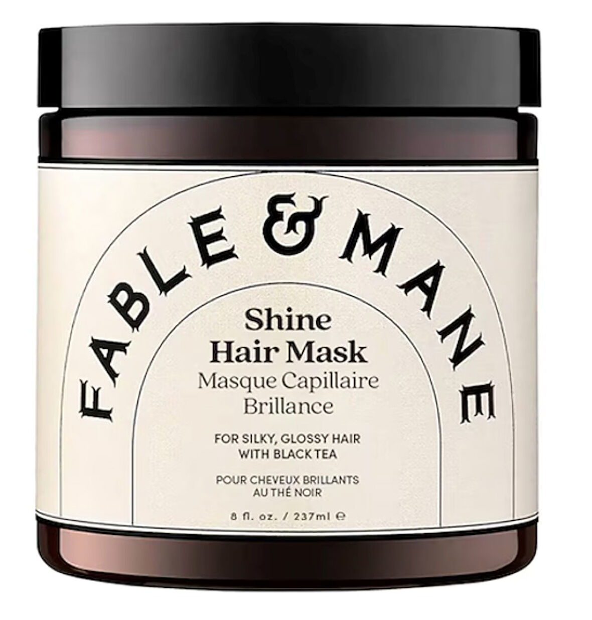 Fable & Mane Parlaklık Veren Saç Maskesi - Siyah Çaylı 237 Ml