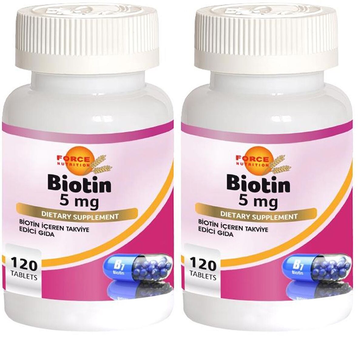 Biotin 5 Mg 2x120 Tablet