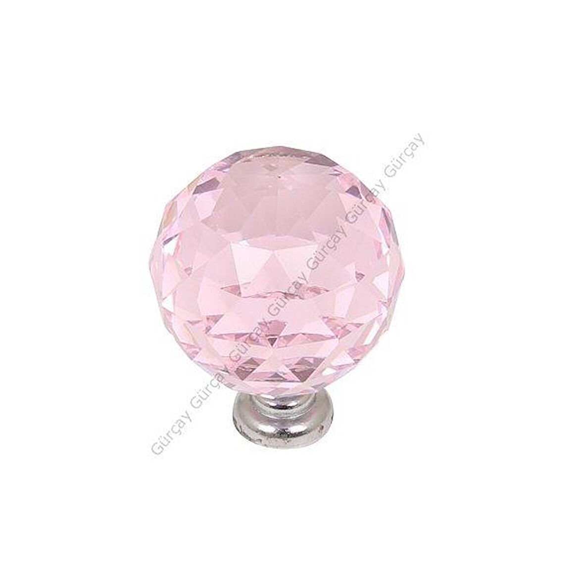 Kristal Kulp 30mm Pembe (2 Adet)