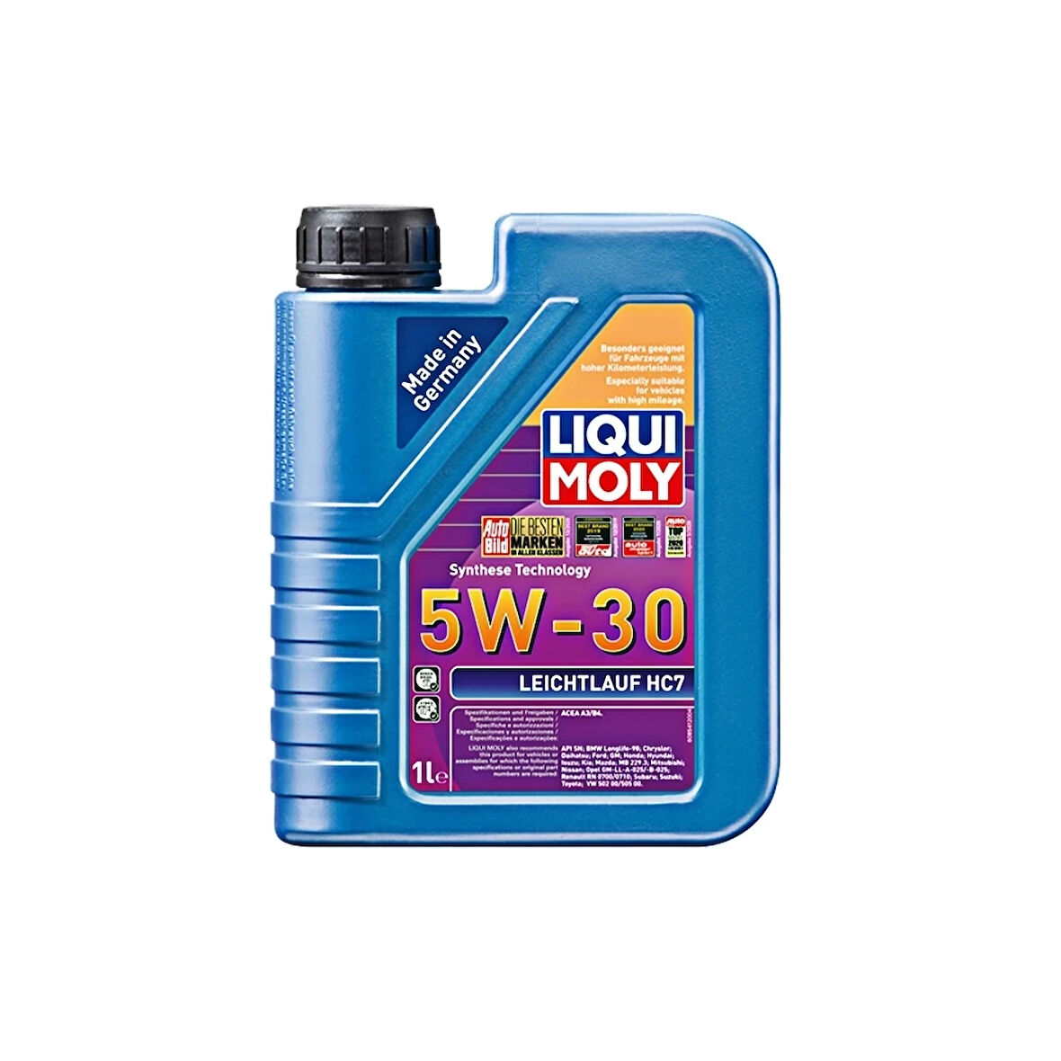 Liqui Moly 5W30 Leichtlauf HC7 1 Litre Motor Yağı 8541 ( Üretim Yılı: 2023 )