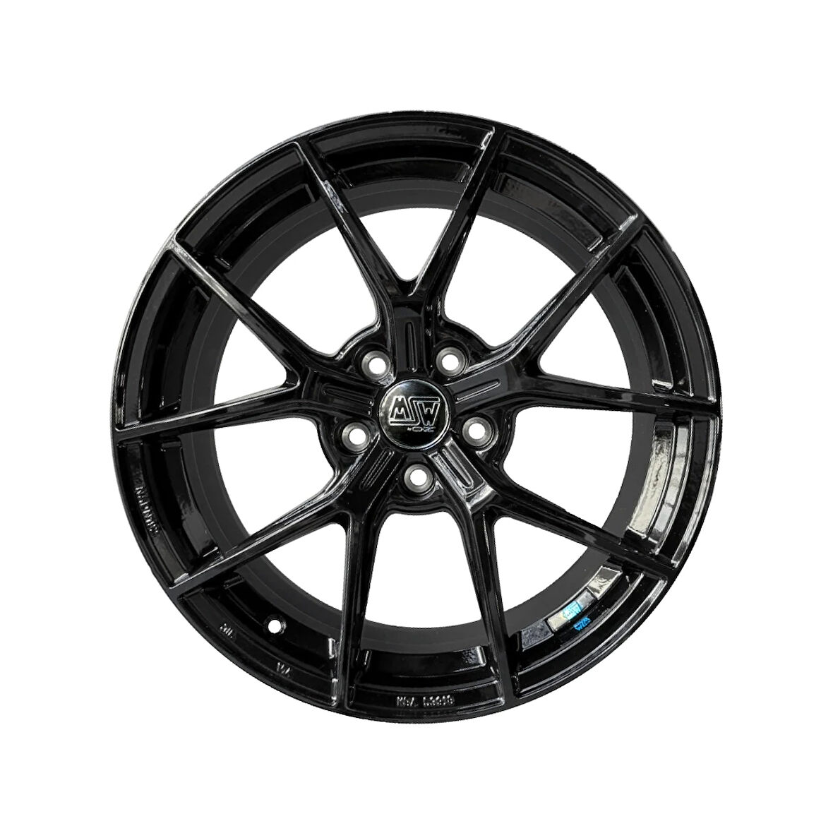 MSW P1 8,5x19 5x112 ET-44 Gloss Black-19TZ Takım Jant (4 Adet)