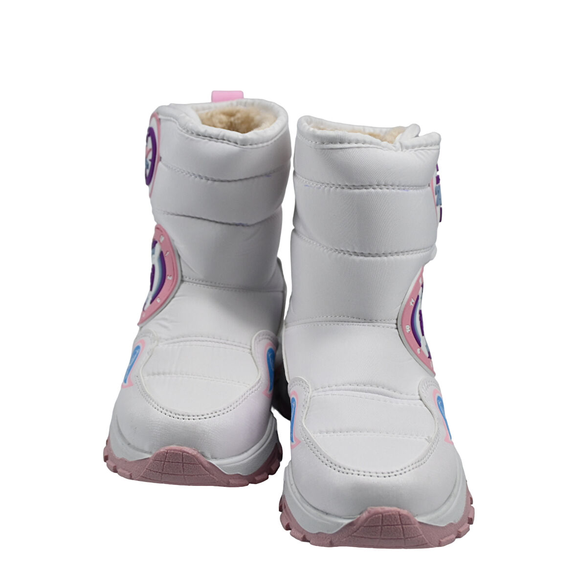 SİA ÇANTA BOOT'S ÇIRTLI & BAĞÇIKLI ORTAPEDİK  & ANATOMİK SAĞLAM KAYMAZ TABANLI UZUN KONÇLU İÇİ KÜRKLÜ NEFES ALAN ÇOCUK SNOW BOOT