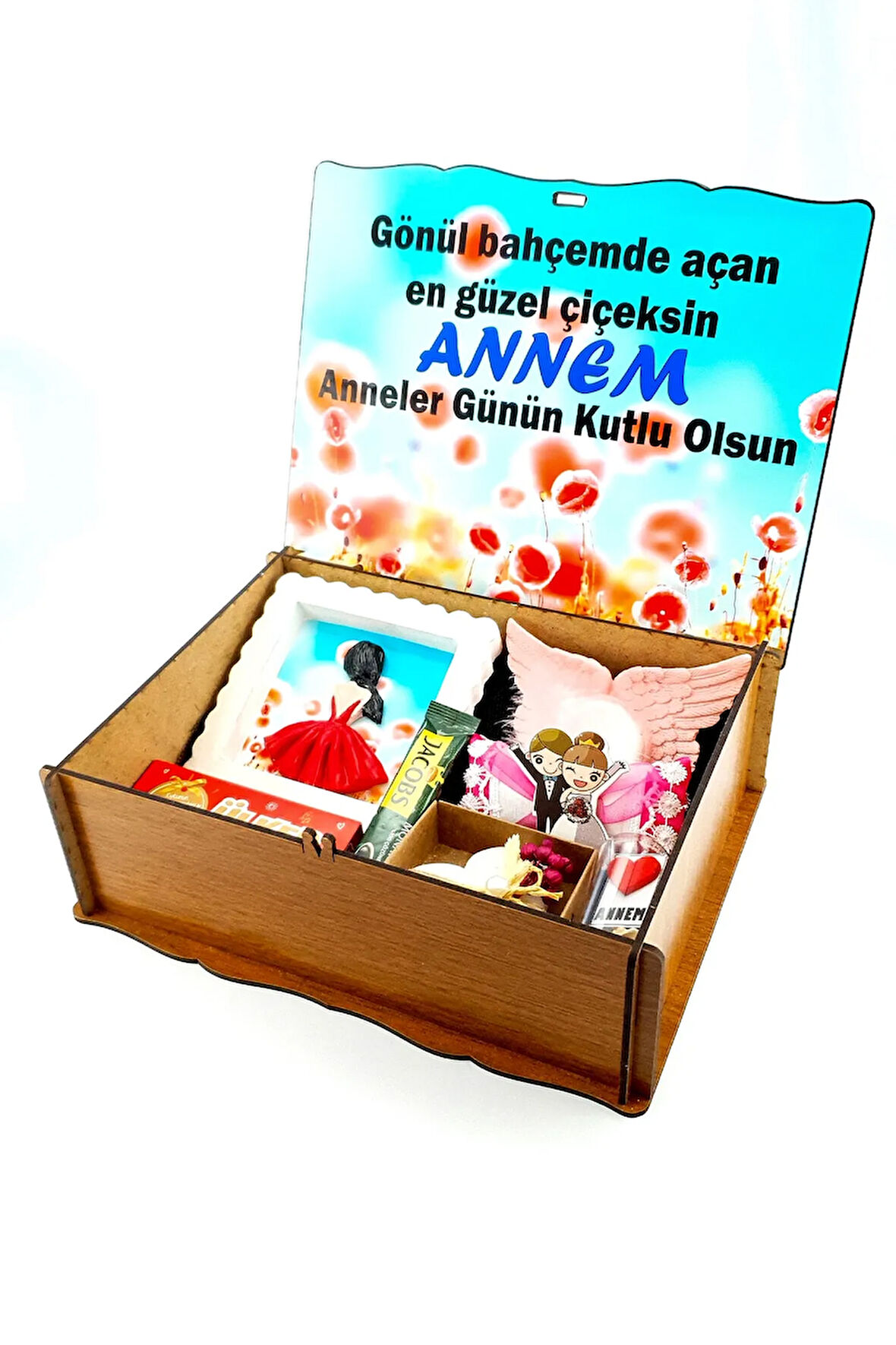 Ahşap Kutuda Anneye Hediye 8 Mayıs Anneme Hediyeler Ev Hediyesi Anneler Günü Hediyesi 1wood4frame9