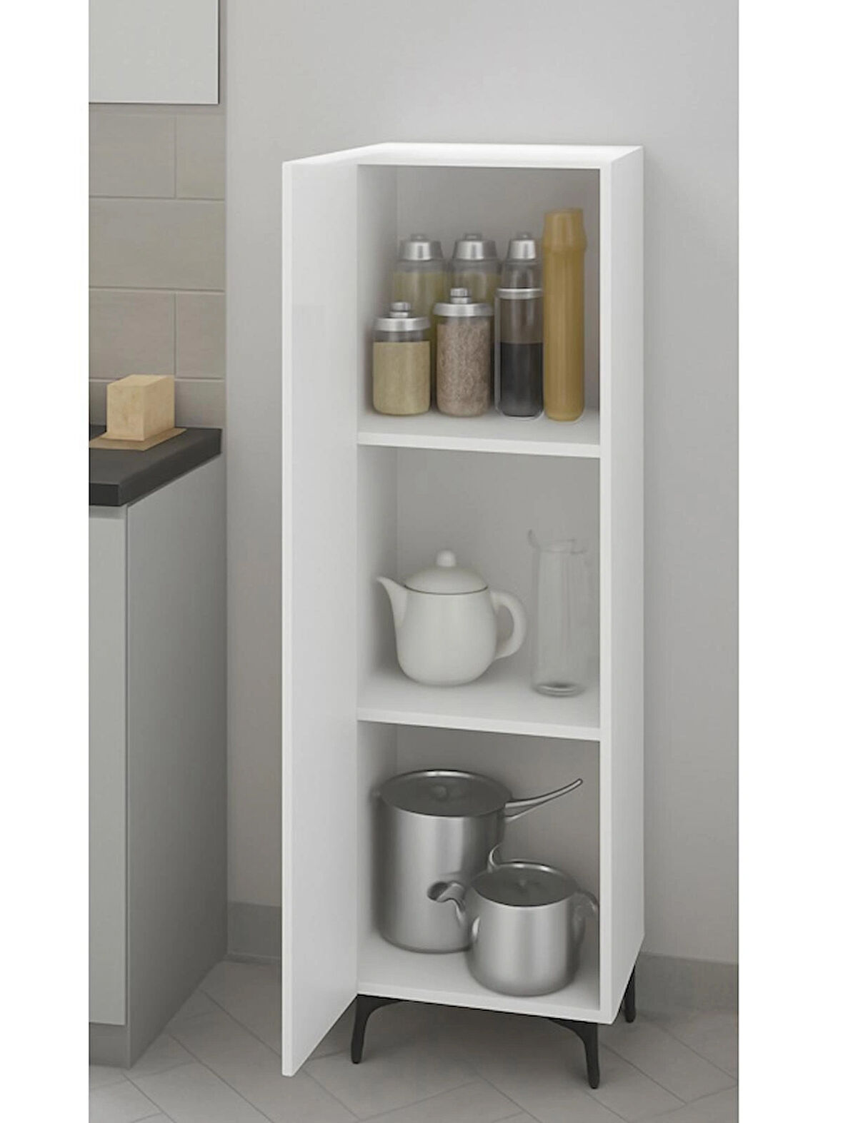 monaco raflı çok amaçlı dolap