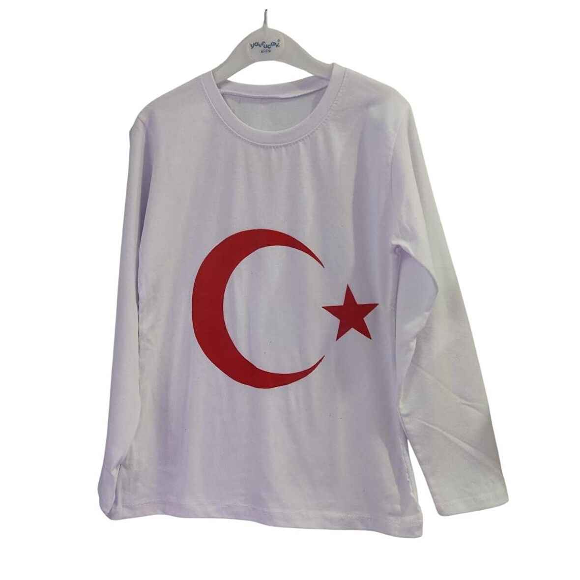 MELEĞİM BAYRAK BASKILI UNISEX T-SHİRT