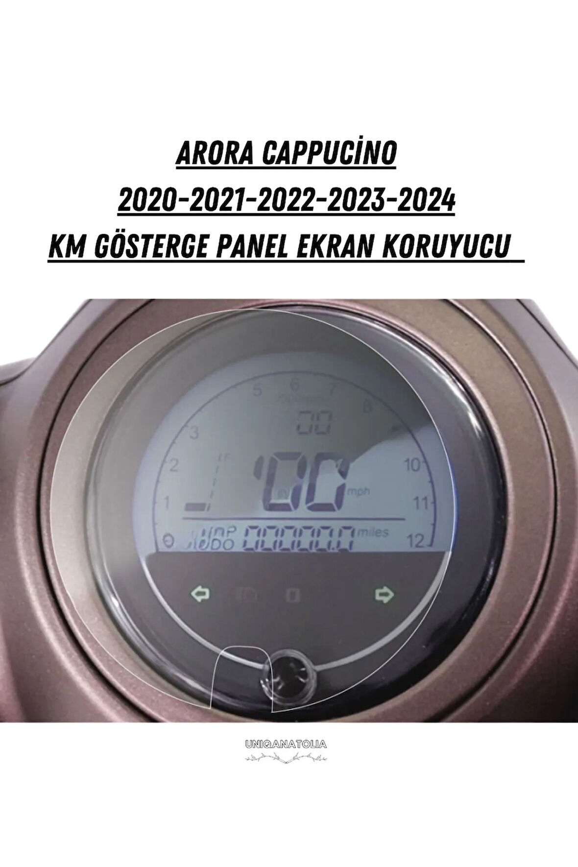 Arora Cappucino 2020-2024 Kilometre ve Gösterge Panel Uyumlu Nano Ekran Koruyucu