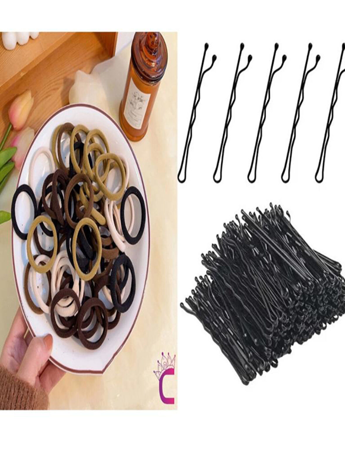 Lastik Toka Tel Toka Seti 100 Lü kahve set