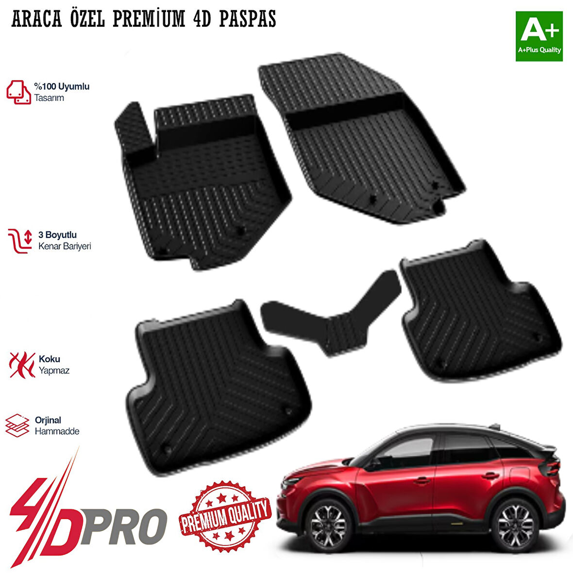 CİTROEN C4 X ELEKTRİKLİ 4D PASPAS 2020 2021 2022 2023 2024 2025