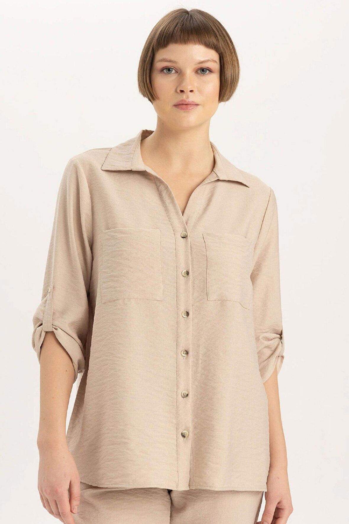 DeFacto Regular Fit Uzun Kollu Gömlek M9407AZ24SPBG26