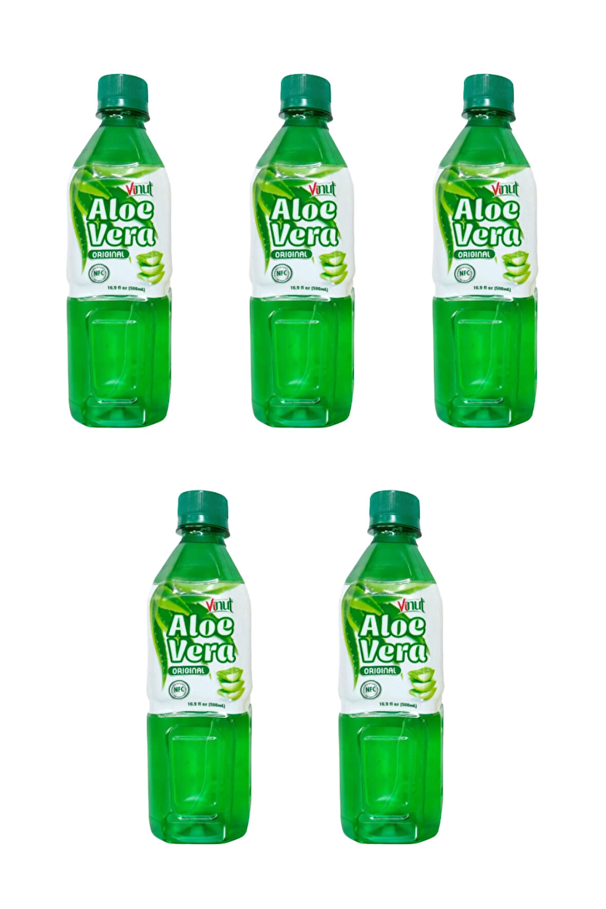 VİNUT ALOE VERA PARÇACIKLI İÇECEK 500 ML X5 ADET