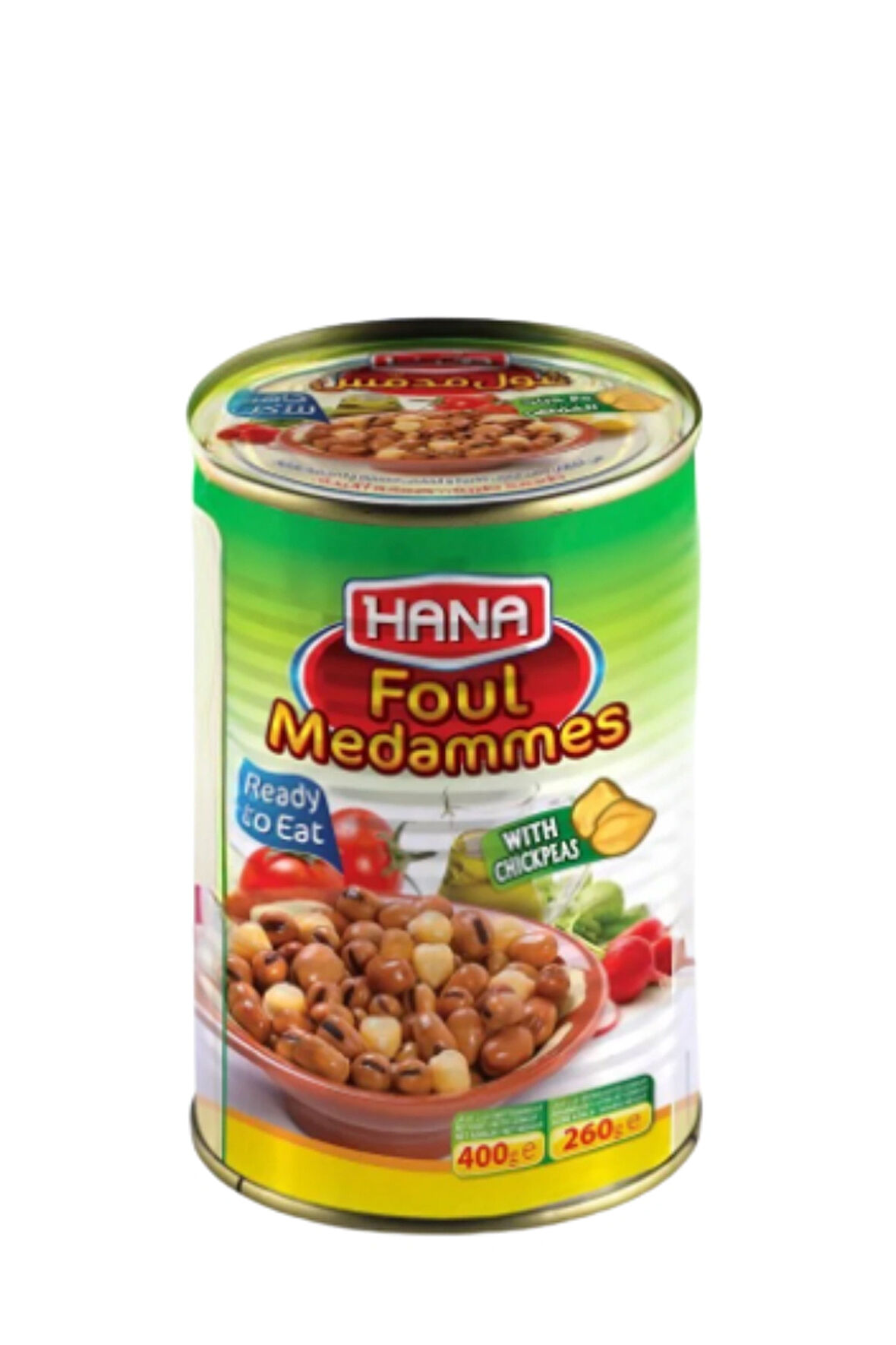 HANA BAKLA VE NOUHT KONSERVESİ 400 GR