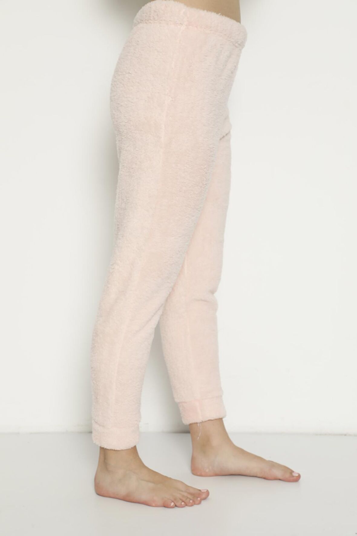 Cepsiz Lüx Pofuduk Polar Kışlık Pijama Altı cepsizpof