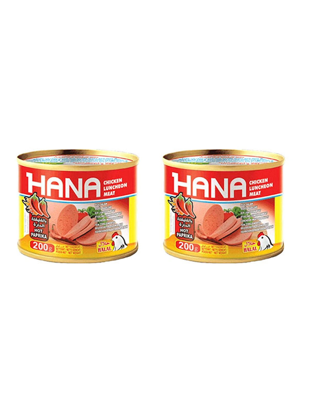 Hana Acılı Salam Konservesi 200 Gr X2 Adet