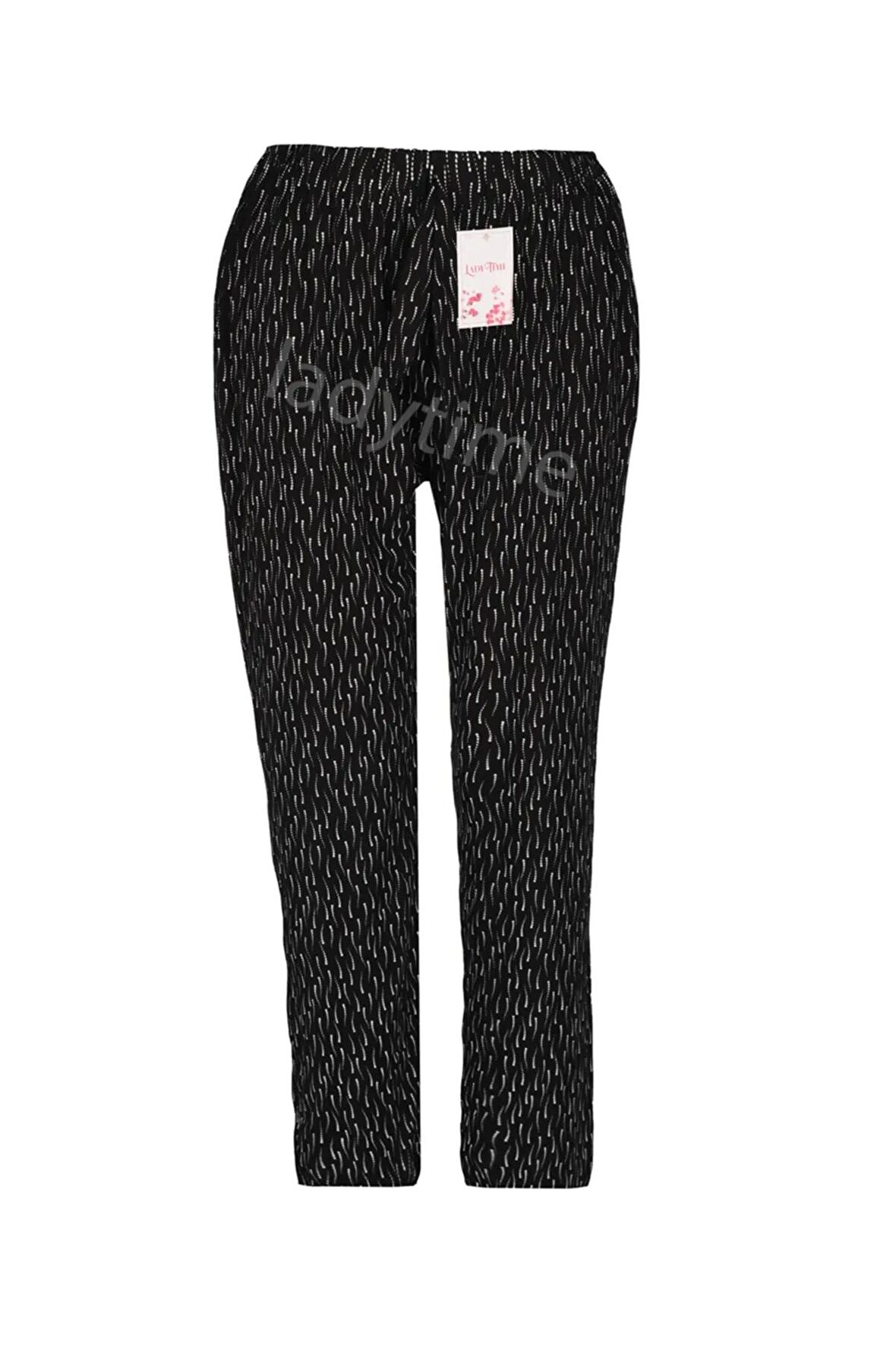 Lüx Battal Beden Cepli Viskon Yazlık Pijama Altı ze11