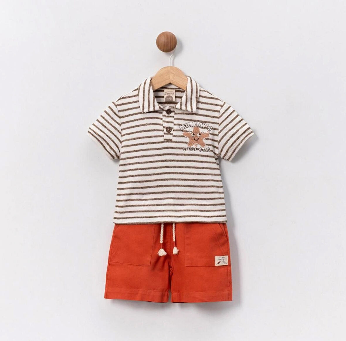 ERKEK BEBEK PAMUKLU ŞORTLU 2'Lİ TAKIM