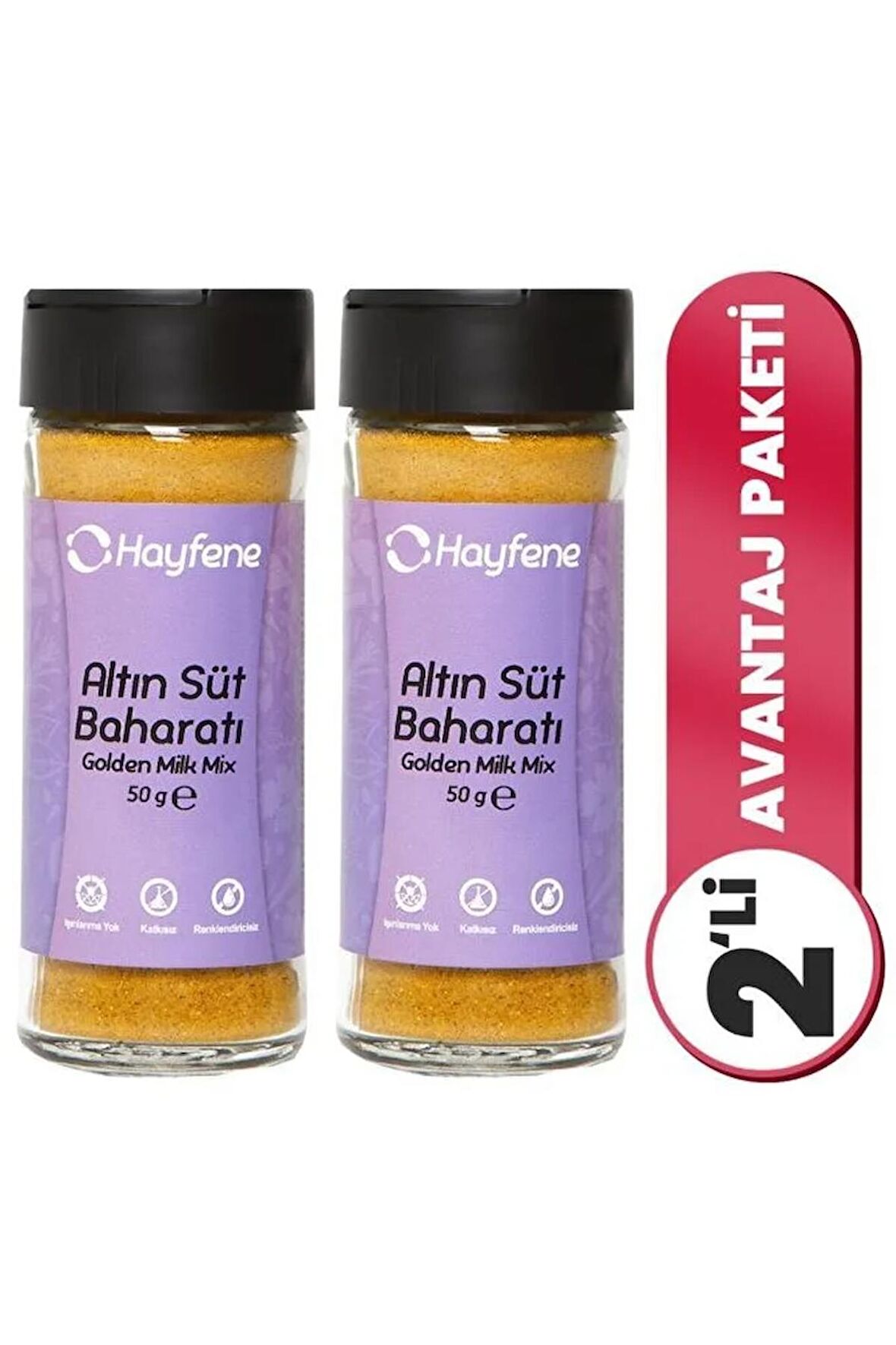 2'li Altın Süt Baharat Karışımı 50 Gr Baharat Seti