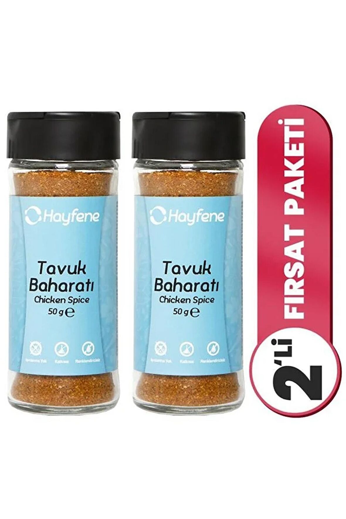 2'li Tavuk Baharatı 50 Gr Baharat Seti