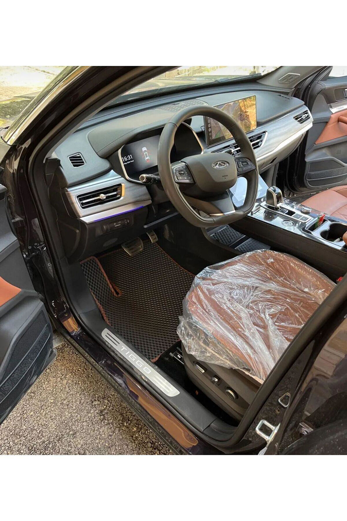 Chery Tiggo 8 Premium Eva Akıllı Oto Paspas/Akıllı Bagaj Havuzu