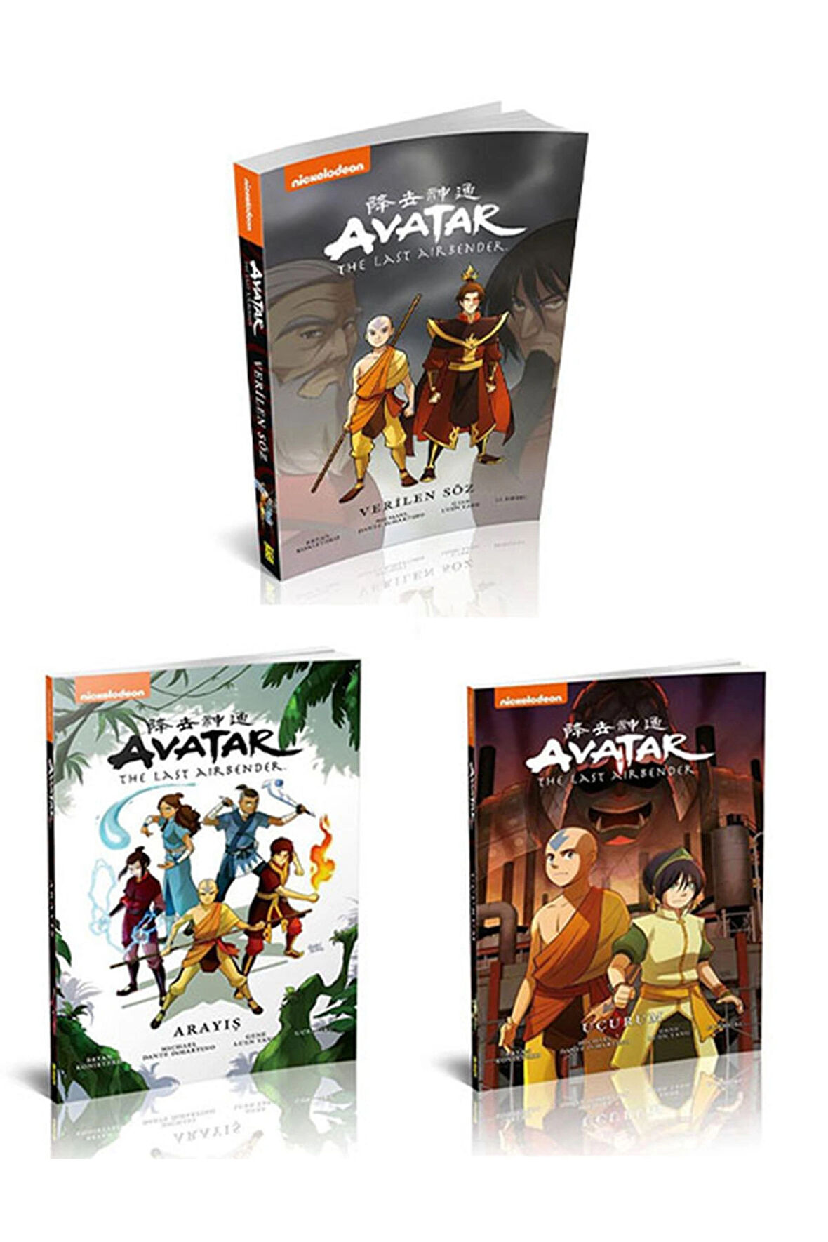 Avatar: The Last Airbender 3 Kitap Set ( Verilen Söz - Arayış - Uçurum )