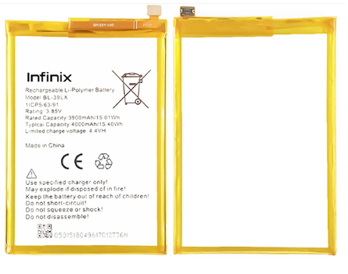 Infinix Smart 4C Uyumlu Batarya Pil Sıfır Orijinal