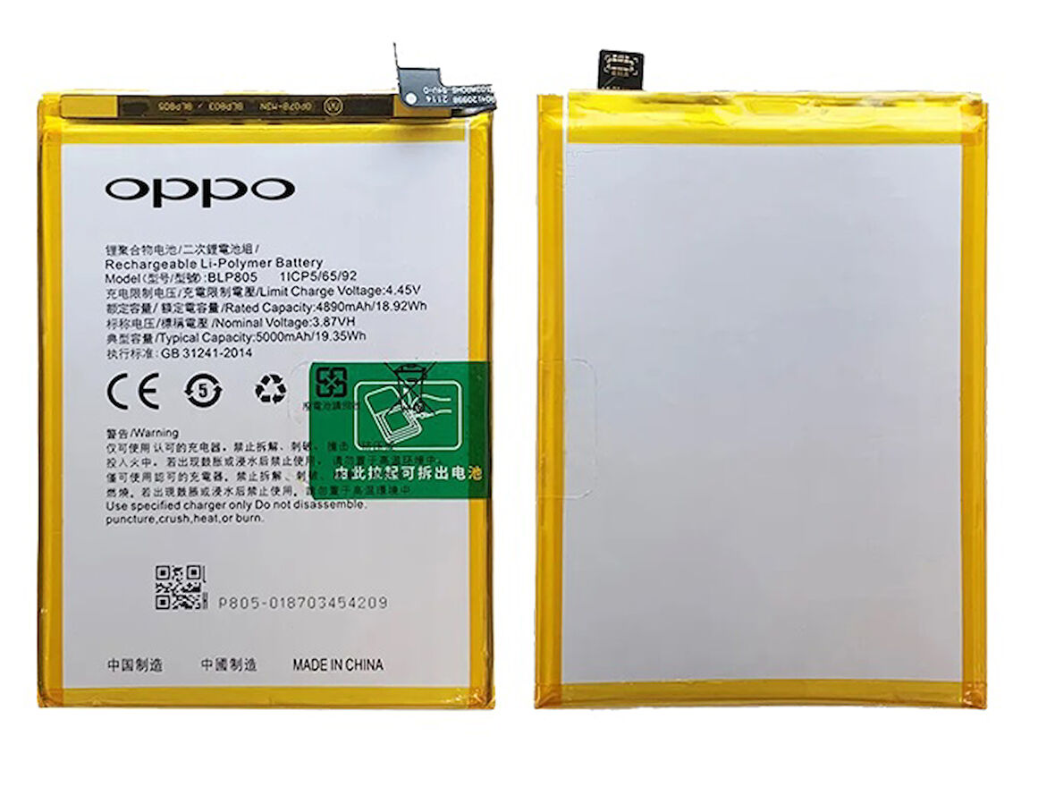 Oppo A54 4G Uyumlu Batarya Pil Sıfır Orijinal