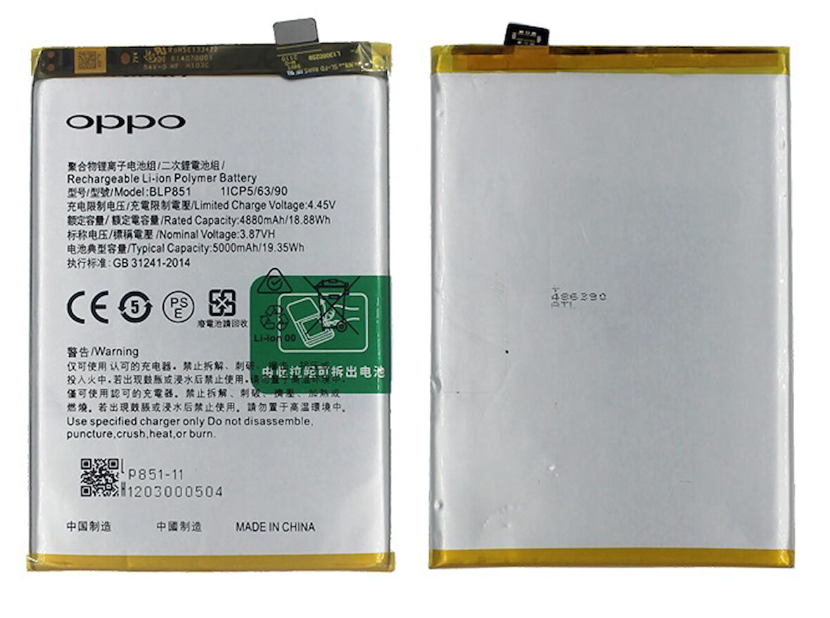 Oppo A74 4g Uyumlu Batarya Pil Sıfır Orijinal