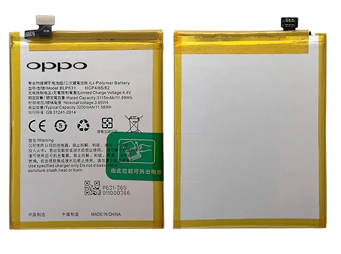 Oppo F5 Uyumlu Batarya Pil Sıfır Orijinal