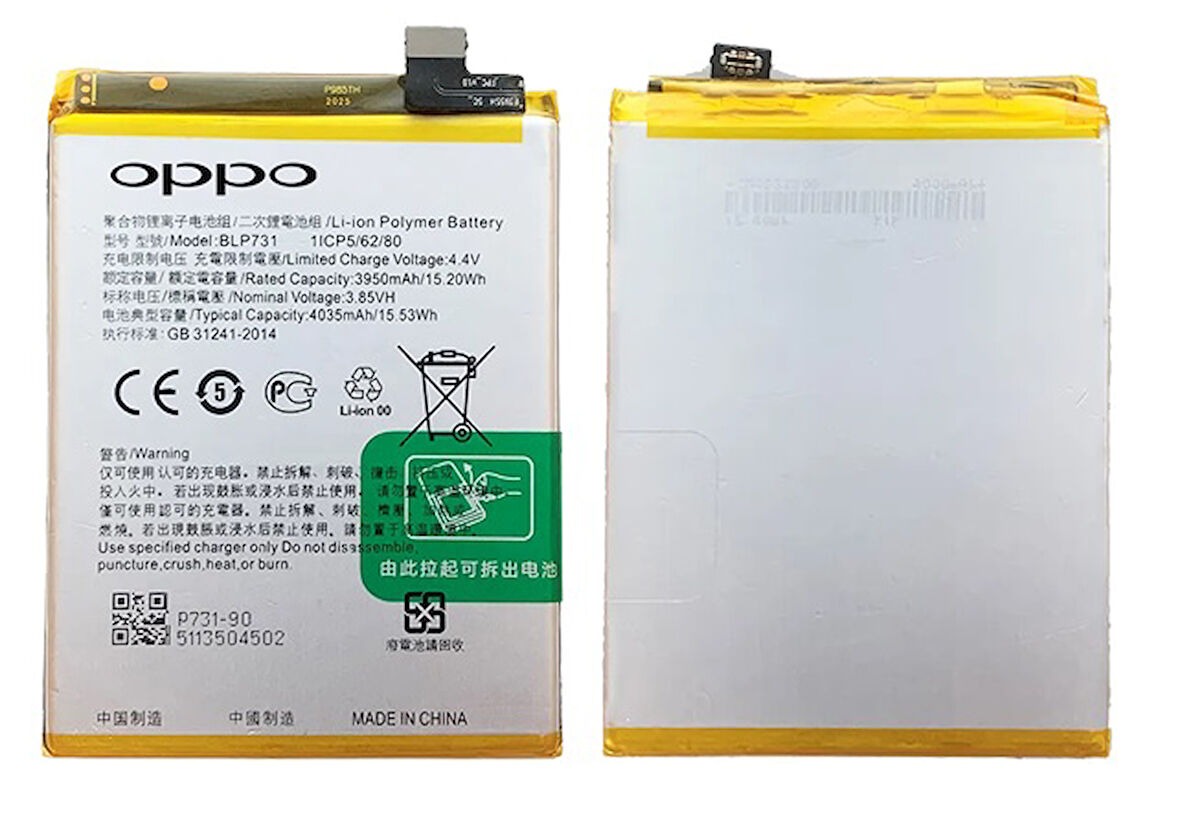 Oppo Realme 5 PRO Uyumlu Batarya Pil Sıfır Orijinal
