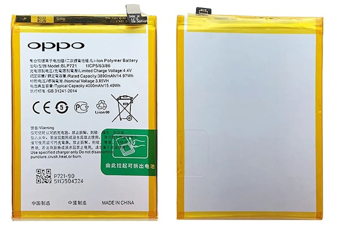 Oppo Realme C2 Uyumlu Batarya Pil Sıfır Orijinal