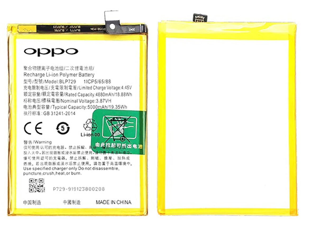 Oppo Realme C21 Uyumlu Batarya Pil Sıfır Orijinal