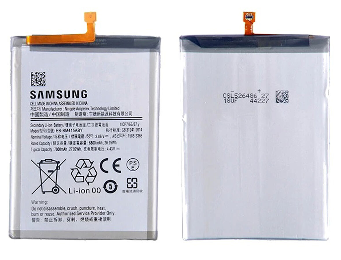 Samsung Galaxy M51 Uyumlu Batarya Pil Sıfır Orijinal