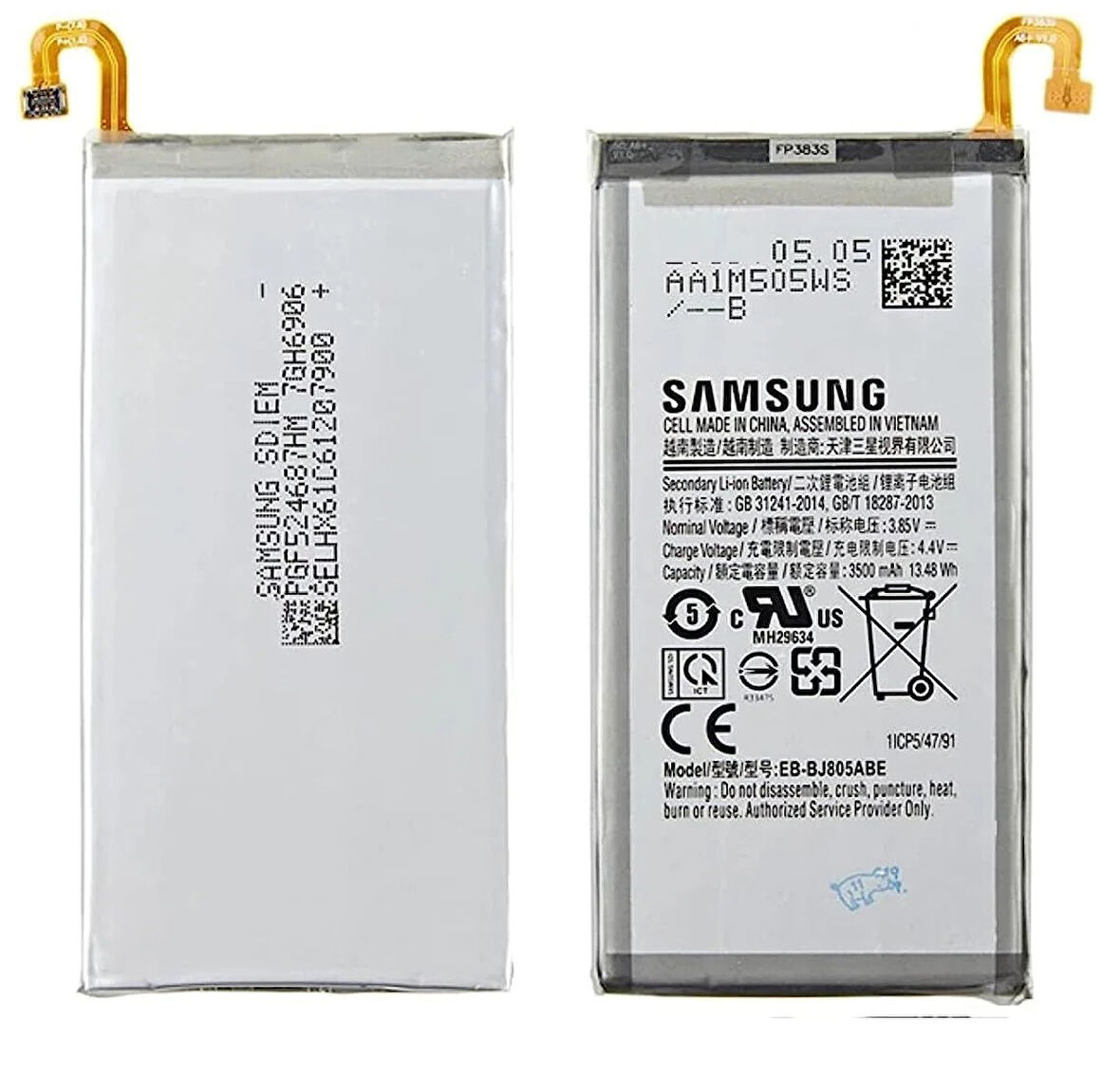 Samsung Galaxy A6 PLUS Uyumlu Batarya Pil Sıfır Orijinal