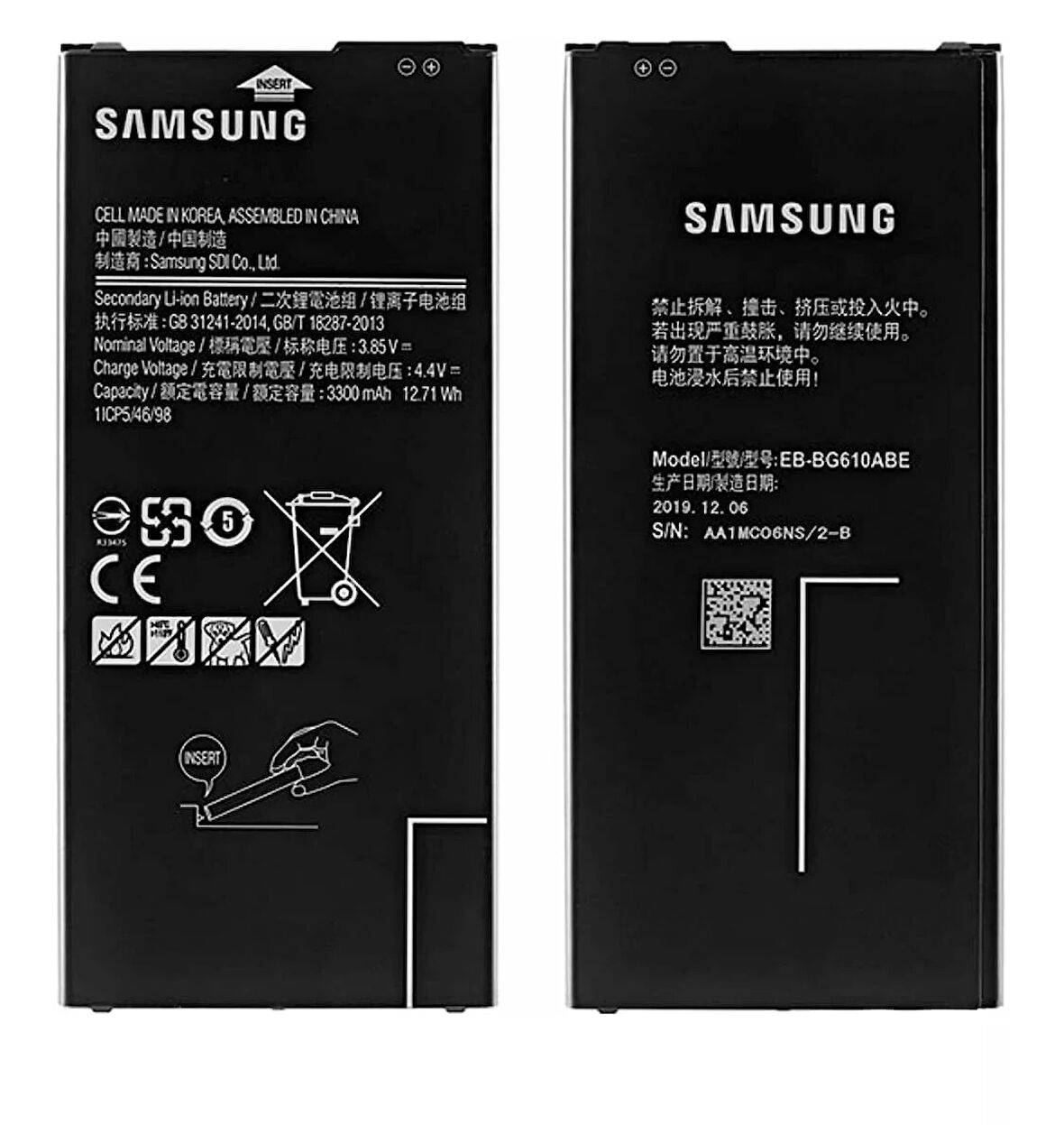 Samsung Galaxy J7 PLUS Uyumlu Batarya Pil Sıfır Orijinal
