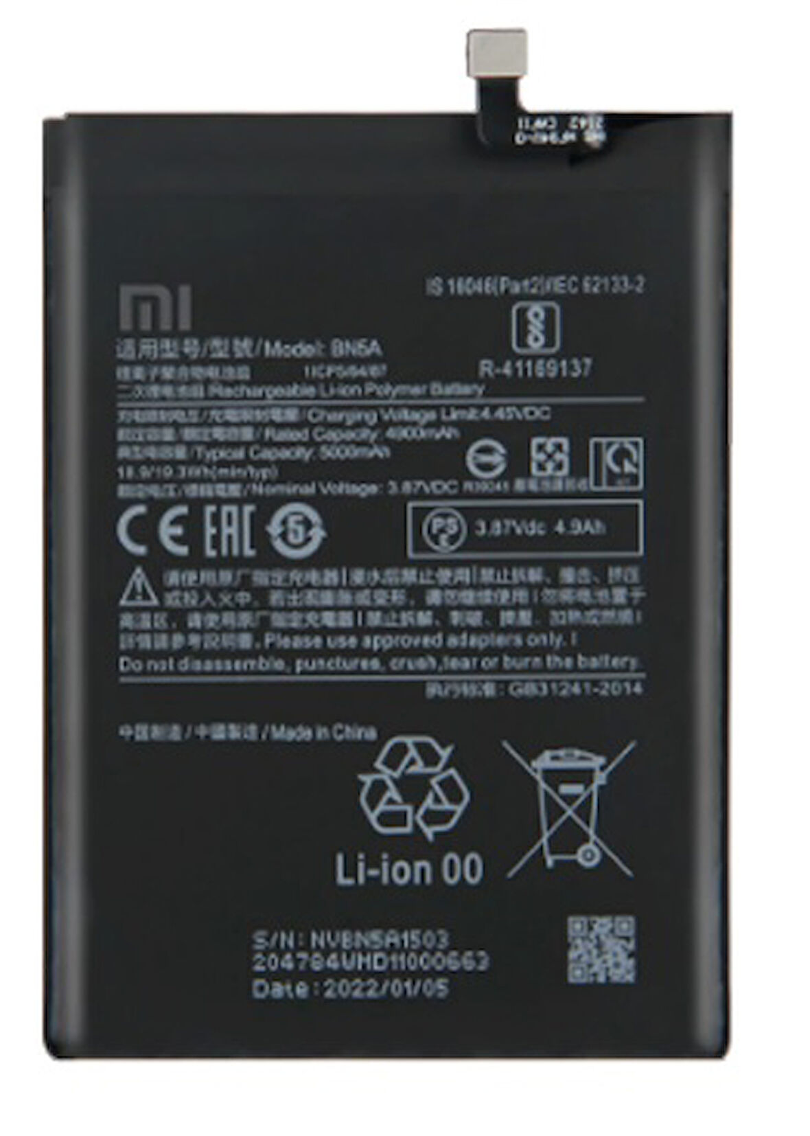 Xiaomi POCO M3 PRO - BN 5A - Uyumlu Batarya Pil Sıfır Orijinal