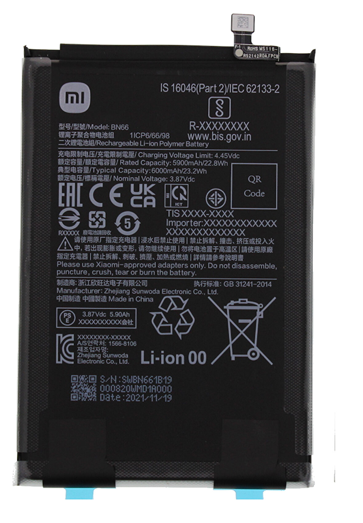 Xiaomi POCO C40 - BN 66 - Uyumlu Batarya Pil Sıfır Orijinal
