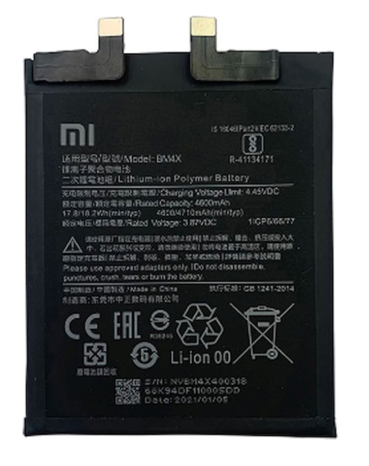 Xiaomi Mİ 11 - BM 4X  - Uyumlu Batarya Pil Sıfır Orijinal