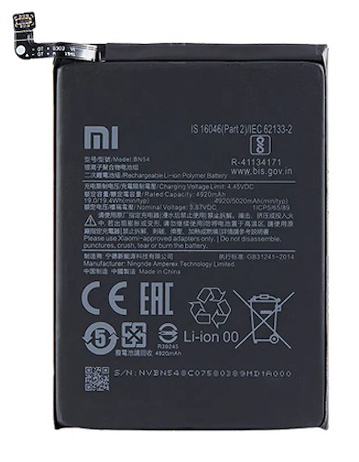 Xiaomi Redmi 9 - BN 54 - Uyumlu Batarya Pil Sıfır Orijinal