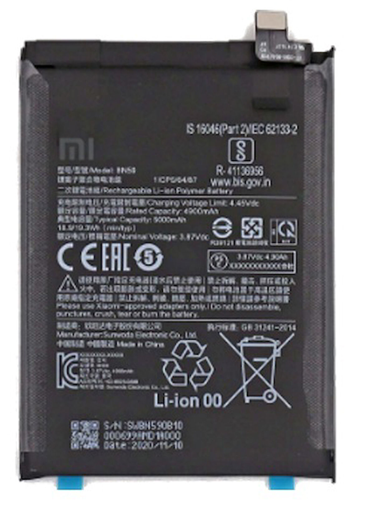 Xiaomi Redmi NOTE 10 4G - BN 59 - Uyumlu Batarya Pil Sıfır Orijinal