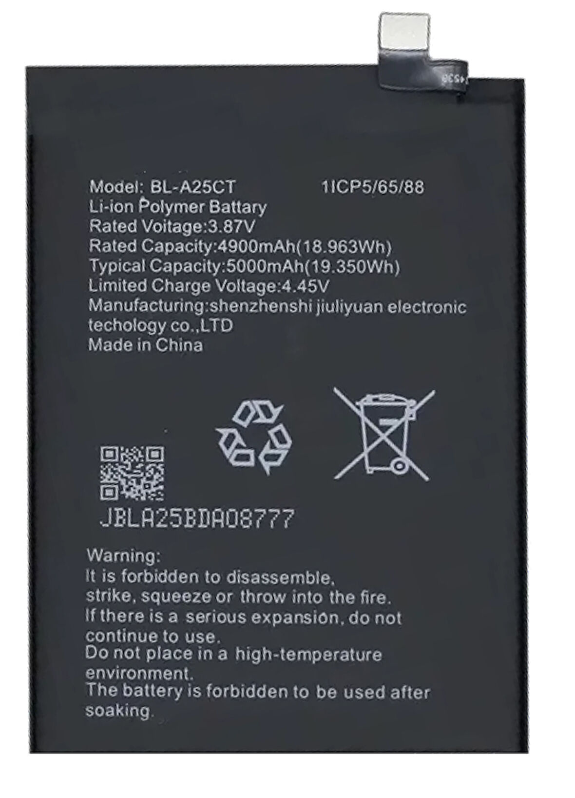 Casper Via E30 Uyumlu Batarya Pil Sıfır Orijinal