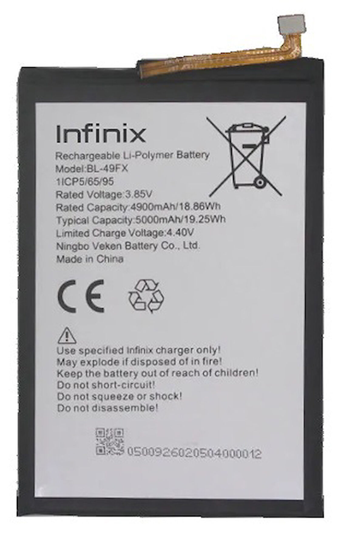 Infinix ZERO X NEO Uyumlu Batarya Pil Sıfır Orijinal