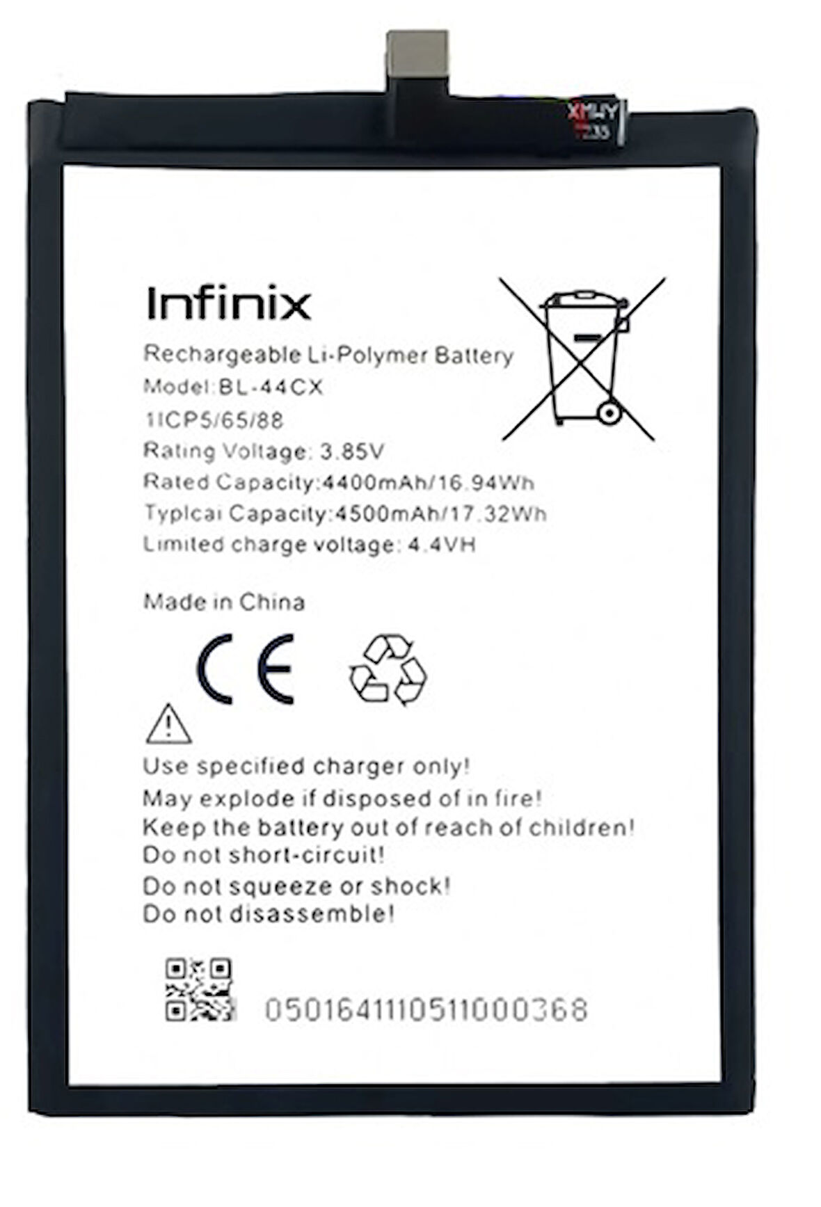 Infinix ZERO 8 Uyumlu Batarya Pil Sıfır Orijinal